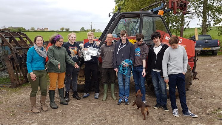 Reepham Team with Farmer!